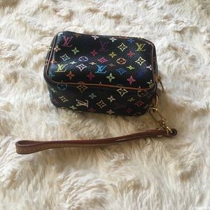 Louis Vuitton Multicolor Monogram Black Coin Purse